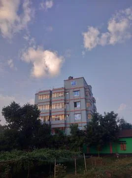 Nice building with sky Stock Photos