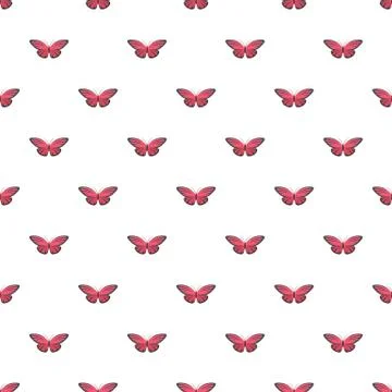 Nice butterfly pattern seamless Illustrazione stock