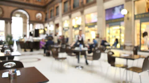 Nice cafe interior Stock-Footage 23491418