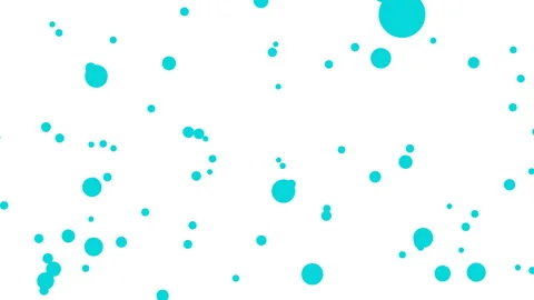 Nice calm background with round shape elements colored blue slightly moving Stock Footage 246706097