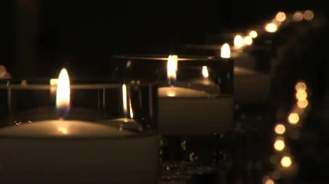 Nice candles Stock Footage 11819866