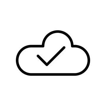 Nice checkmark Icon Design Good To See Stock Illustration