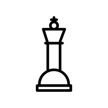This is a Nice Chess Icon Design 库存插图