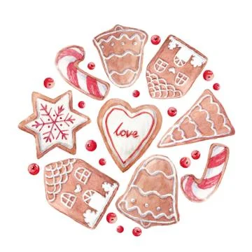 Nice christmas composition Stock Photos