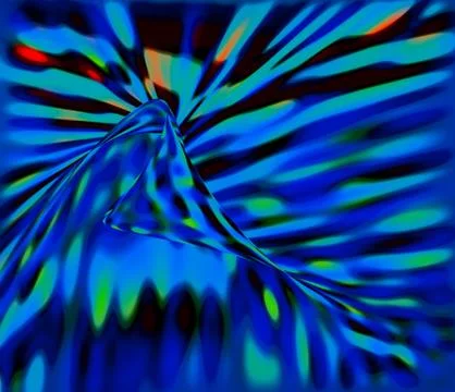 Nice chromatic abstraction Stock Illustration