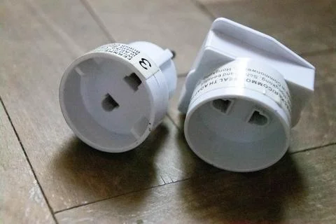 Nice Close up of adapter plug Stock Photos