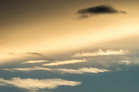 Nice cloud shapes on the bue bright sky Photos