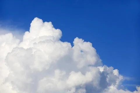 Nice clouds in blue sky Stock Photos