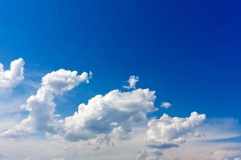 Nice clouds in sky Stock Photos