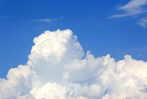 Nice clouds in sky Stock Photos