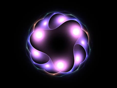 Nice colored fractal Stock Illustration
