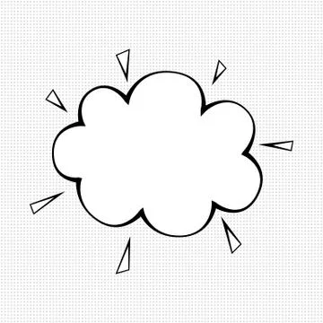 Nice comic bubble Stock Illustration