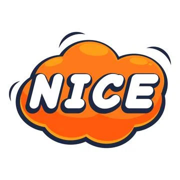 Nice comic speech bubble expressing agreement Stock Illustration