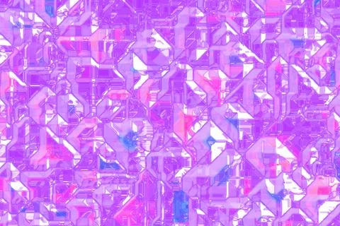 Nice computer crystals template digital art background illustration Illustrazione stock
