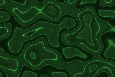 Nice creative green abstractive magic shapes cg background texture Stock Illustration