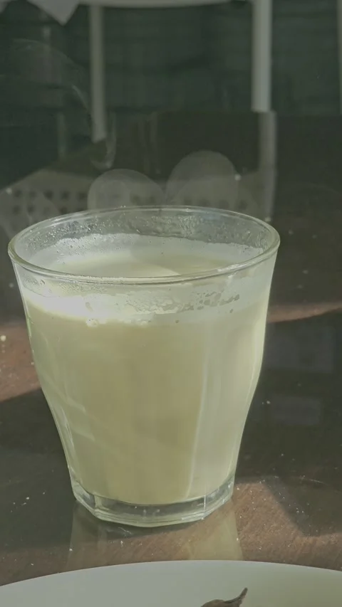 A nice cup of tea on a table Stock Footage 303361520