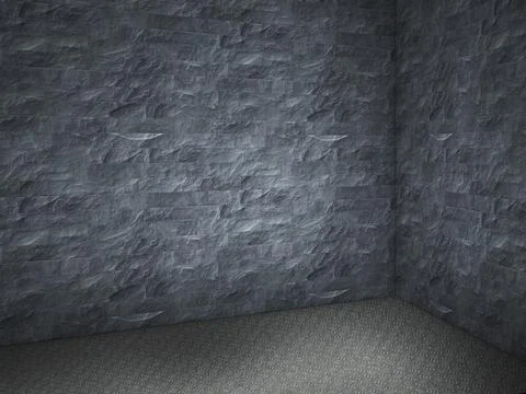 A nice dark grey room for your content Ilustración de archivo