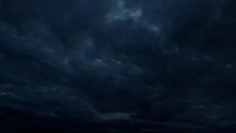 Nice dark late evening or night clouds background - photo of nature Stock Photos