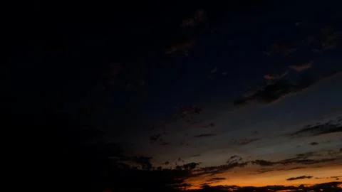 Nice dark late evening or night clouds backdrop - photo of nature Stock Photos