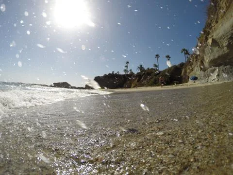 Nice Day At The Beach Stock Photos