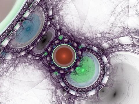 Nice decorative fractal Stock Illustration