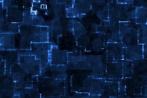 Nice design blue cyber computer light digital graphics texture illustration Stock-Illustration