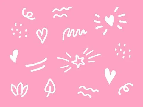 Nice doodle pattern Stock Illustration