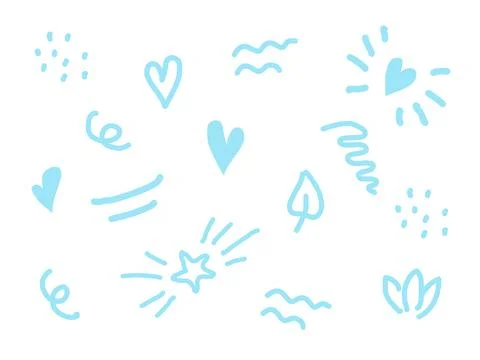 Nice doodle pattern Illustrazione stock