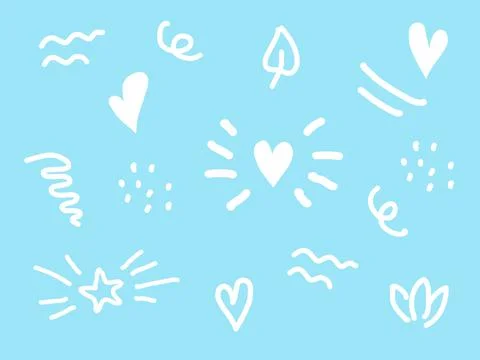 Nice doodle pattern Stock Illustration