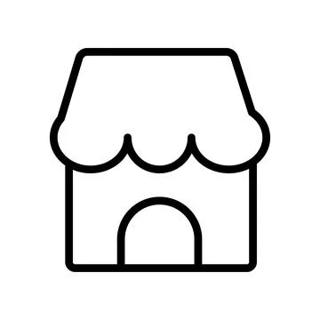 This is a Nice Ecommerce Shopping Store Icon Design 库存插图