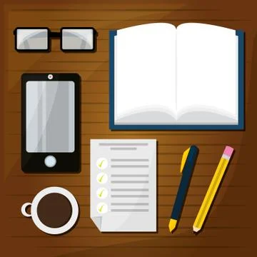 Nice elements to study and learn Stock Illustration