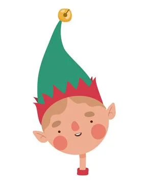 Nice elfman face Stock Illustration