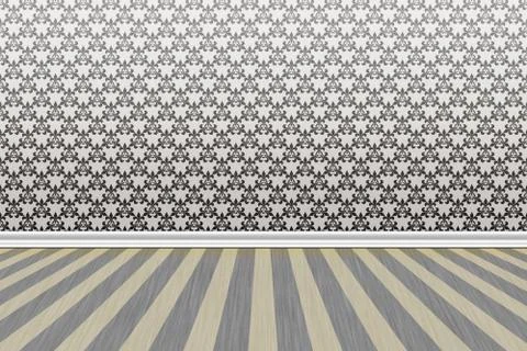 Nice empty room background Stock Illustration