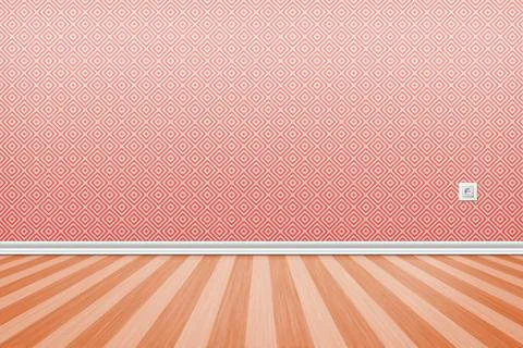 Nice empty room background Illustrazione stock