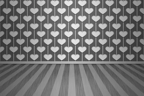 Nice empty room background Stock Illustration