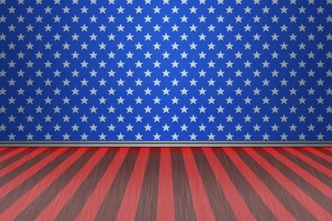 Nice empty room background Stock Illustration