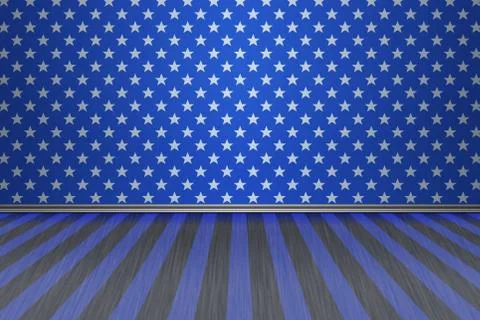 Nice empty room background Stock Illustration