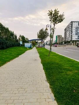 Nice evening for a walk Stock Photos