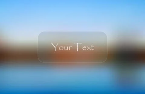 Nice Fall Lanscape Gradient Template   - vector illustration Stock Illustration