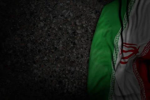 Nice feast flag 3d illustration 스톡 일러스트