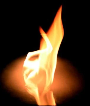 Nice fire in a fire place Stock Photos