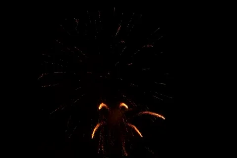 Nice fireworks Stock Photos