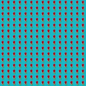 Nice Flower Pattern Design Template 库存插图