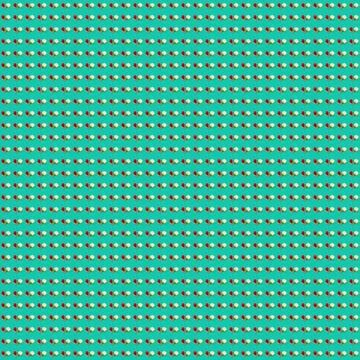 Nice Flower Pattern Design Template 库存插图