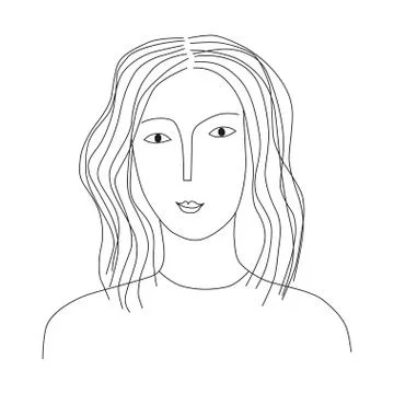 Nice girl Stock Illustration