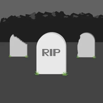 Nice grave rip icon of vector ESP 10 Stock Illustration