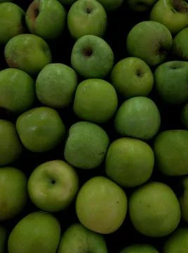 Nice green apples Foto stock