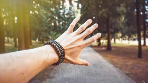 Nice hand photoshoot Stock Photos