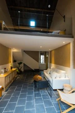 Nice house interior Stock Photos