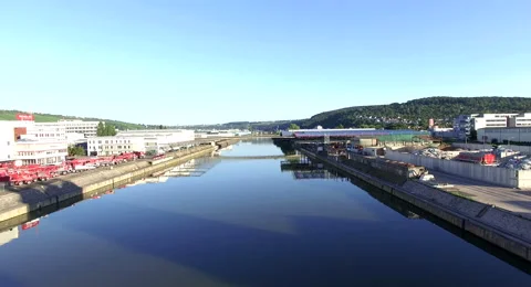 Nice Industry shot with amzing clear horizon and clear wheather. Stock Footage 66313515